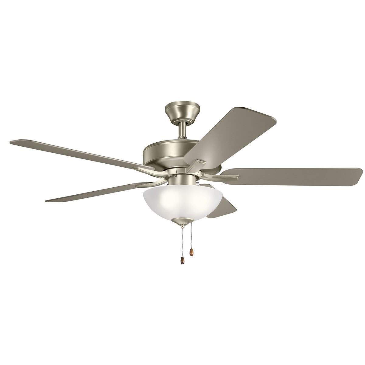 Kichler Lighting Basics 52 Inch Ceiling Fan with Light Kit - 330017NI