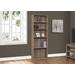 "Bookshelf / Bookcase / 6 Tier / 72""H / Office / Bedroom / Laminate / Brown / Transitional - Monarch Specialties I 7468"