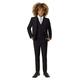 Roco Boys Black Modern Fit Suit, 3 Piece Wedding Suit, Jacket, Waistcoat & Trouser Set, 4 Years