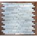 Luxsurface Random Sized Marble Mosaic Tile Natural Stone, Metal in White | 0.37 D in | Wayfair HB-WS-012