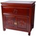 World Menagerie Hightower 1 - Drawer Solid Wood Nightstand Wood in Brown | 22 H x 22 W x 14 D in | Wayfair ST-PA102D-C