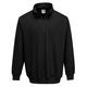 Portwest Sorrento Sweatshirt mit Reißverschluss am Hals, Farbe: Schwarz, Größe: 3 XL, B309BKRXXXL