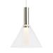 Visual Comfort Modern Collection Mezz 6 Inch LED Mini Pendant - 700KLMEZCS-LED930