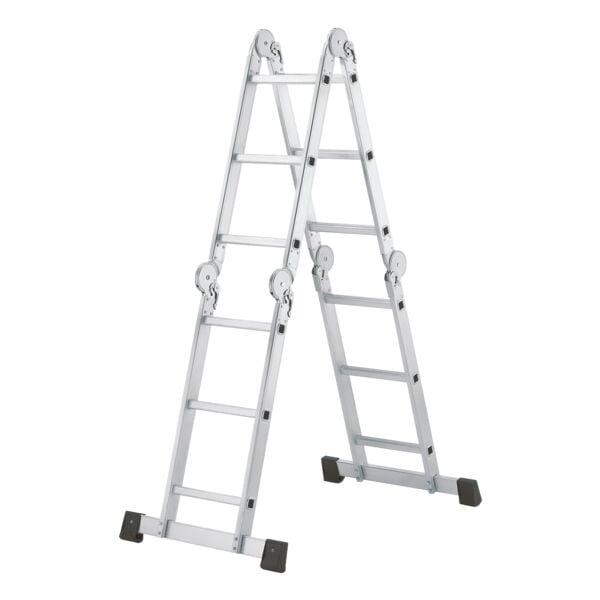 Hailo Universalleiter »M60« 4x3 Sprossen silber, 99x37 cm Image