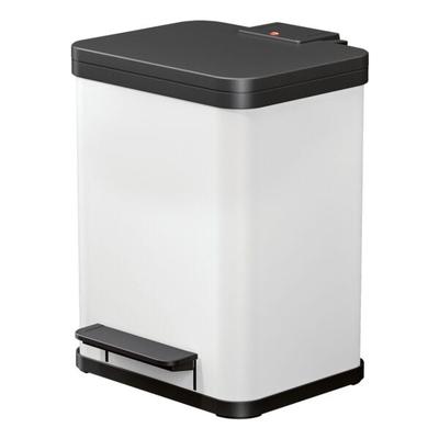 Hailo Mülleimer »Öko uno Plus M« Stahlblech 17 Liter weiß, 32x43x33 cm