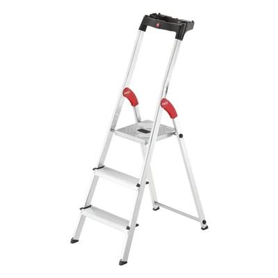 Hailo Alu-Stehleiter »L60 StandardLine« 3 Stufen silber