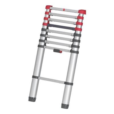 Hailo Alu-Teleskopleiter »T80 FlexLine« 9 Sprossen silber