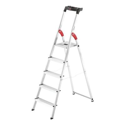 Hailo Alu-Stehleiter »L60 StandardLine« 5 Stufen silber