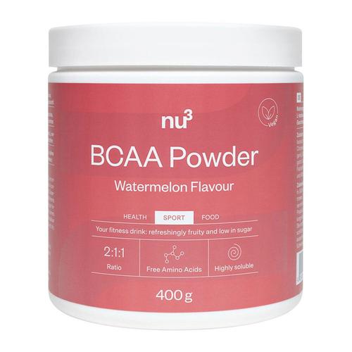 nu3 Bcaa Pulver, Wassermelone 400 g Pulver
