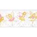 Zoomie Kids Trosky Kids 15' L x 9" W Wallpaper Border Vinyl in Pink/White/Yellow | 9 W in | Wayfair D199087AFBA44EDEAEFC80955F4532C3