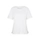 Trigema Damen Trigema Damen T-shirt mit Swarovski Kristallen 537211 T Shirt, Weiß (Weiss 001), 3XL EU