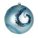 Vickerman 596784 - 4.75" Baby Blue Matte Sequin Ball Christmas Tree Ornament (4 pack) (N191732D)