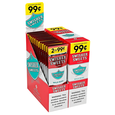 Swisher Sweets Wild Rush Natural - Pack of 60