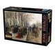 D-Toys Puzzle 5947502875741/BE 01 Puzzle 1000 pcs Jean Beraud Apres L'office a L'eglise de la Sainte Trinite, Multicolor