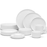 Noritake Colortex Stone Round Platter, 11.5" Porcelain China/All Ceramic in White | 1.25 H x 11.5 W in | Wayfair G010-837