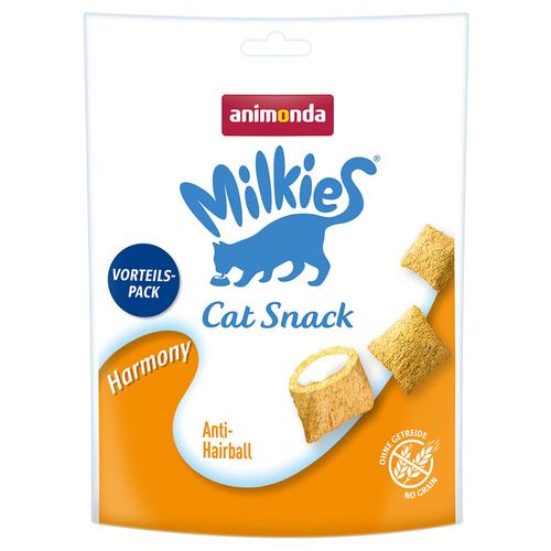 4x 120g Milkies Knuspertaschen Harmony animonda Katzensnack