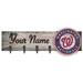 Washington Nationals 24" x 6" Personalized Mounted Coat Hanger