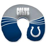 Indianapolis Colts Wave Memory Foam U-Neck Travel Pillow - Blue