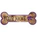 Kansas State Wildcats 12" x 6" Personalized Dog Bone Sign