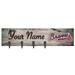 Atlanta Braves 24" x 6" Personalized Mounted Coat Hanger