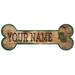 Baylor Bears 12" x 6" Personalized Dog Bone Sign