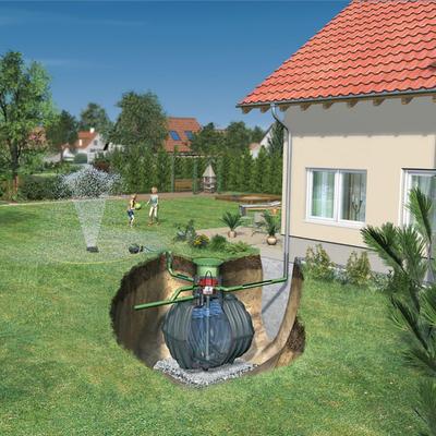 GRAF Carat Garten-Jet Regenwassernutzungsanlage, 3750 L, begehbar