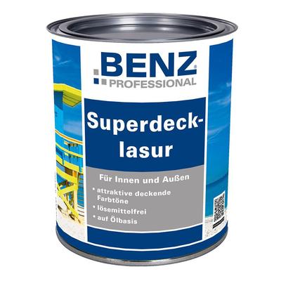 BENZ PROFESSIONAL Superdecklasur Holzschutzmittel, 2,5 L, Nussbaum