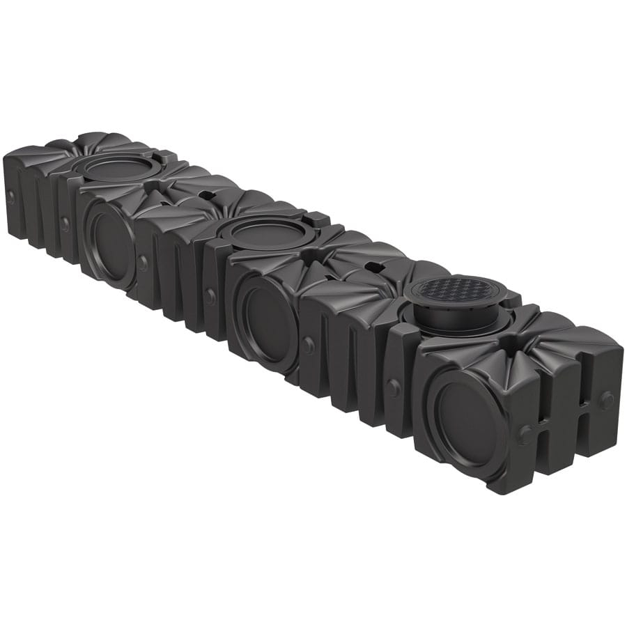 ACO Rain4me Flachtank Garten Basic Regenwassertank, 669x124x85 cm, 6000 L,liegend Image