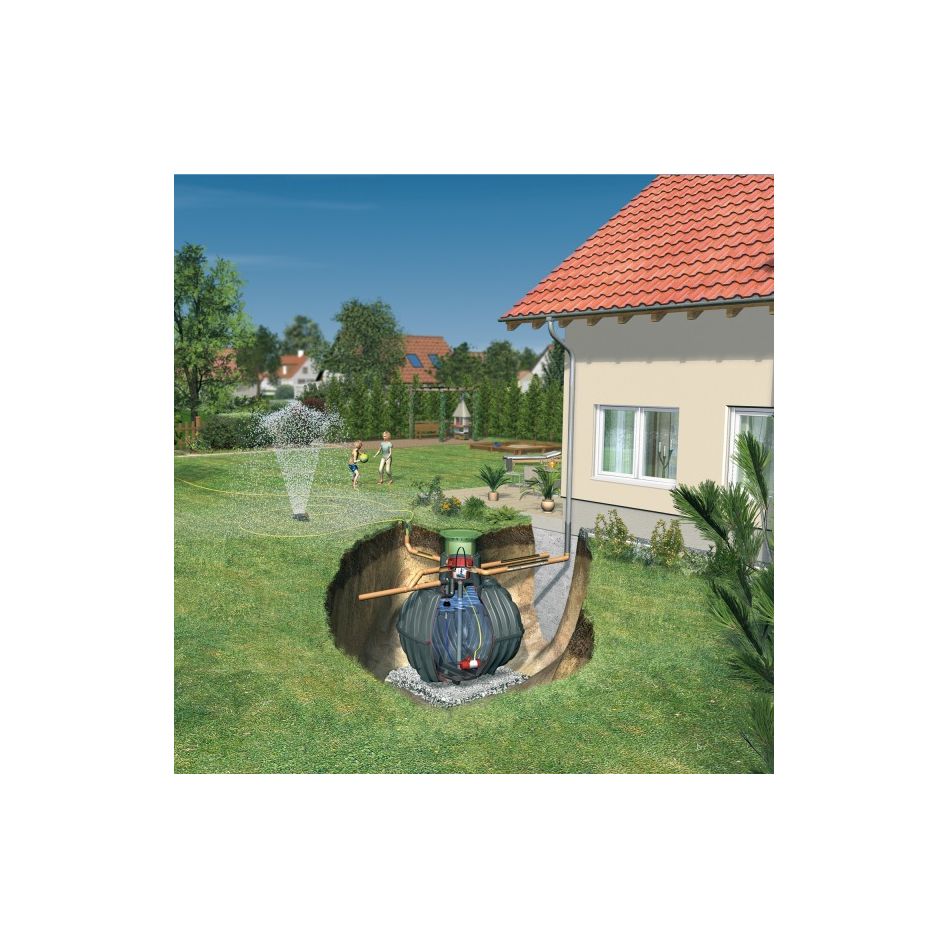GRAF Carat Komfort Gartenanlage Zisterne Regenwassertank, 6500 L, begehbar Image