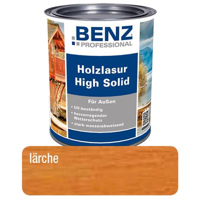 BENZ PROFESSIONAL Holzlasur High Solid Holzschutz, 0,75 l, Lärche Image