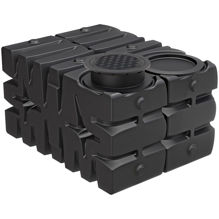 ACO Rain4me Flachtank Garten Basic Regenwassertank, 223x170x124 cm, 4000 L,stehend Image