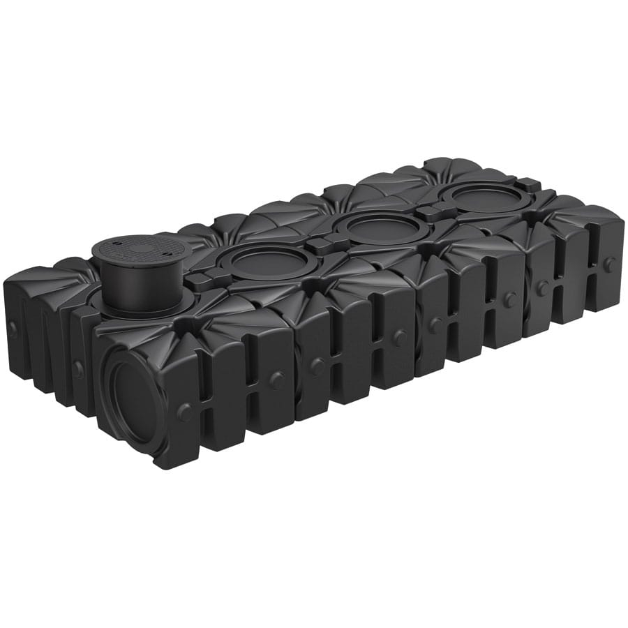 ACO Rain4me Flachtank Haus und Garten Compact Zisterne Regenwassertank, 223x496x85 cm, 8000 L,liegend Image