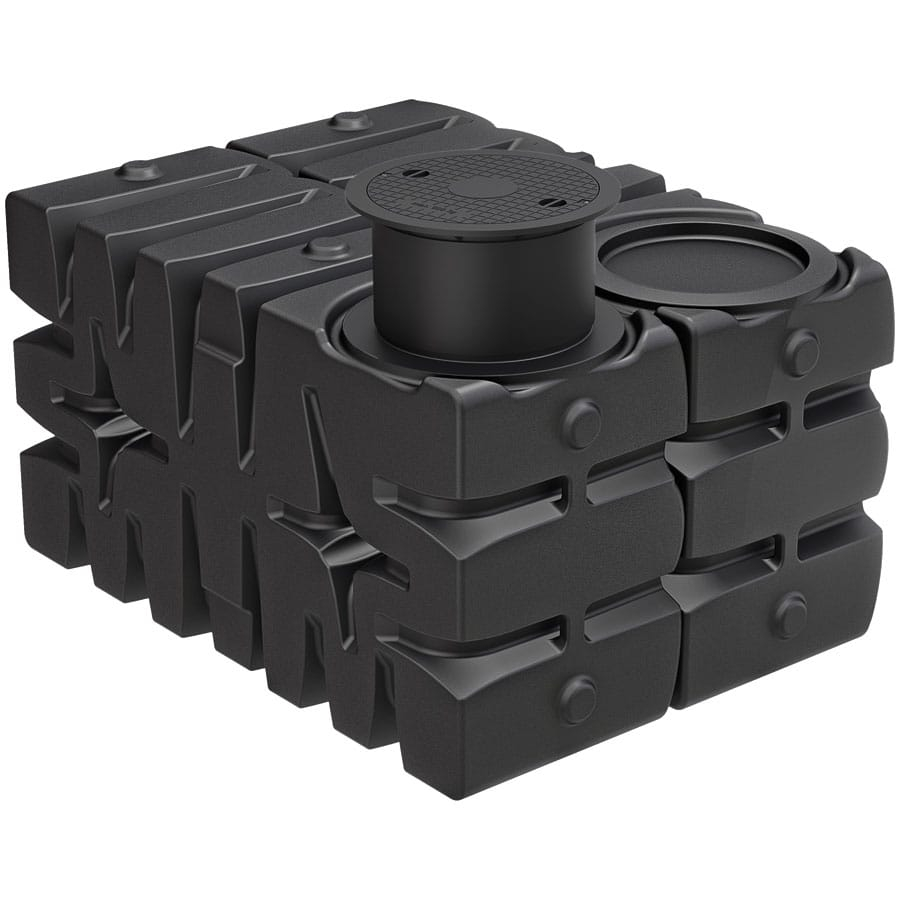 ACO Rain4me Zisterne Haus und Garten Professional Zisterne Regenwassertanks, 223x170x124 cm, 4000 L,stehend Image