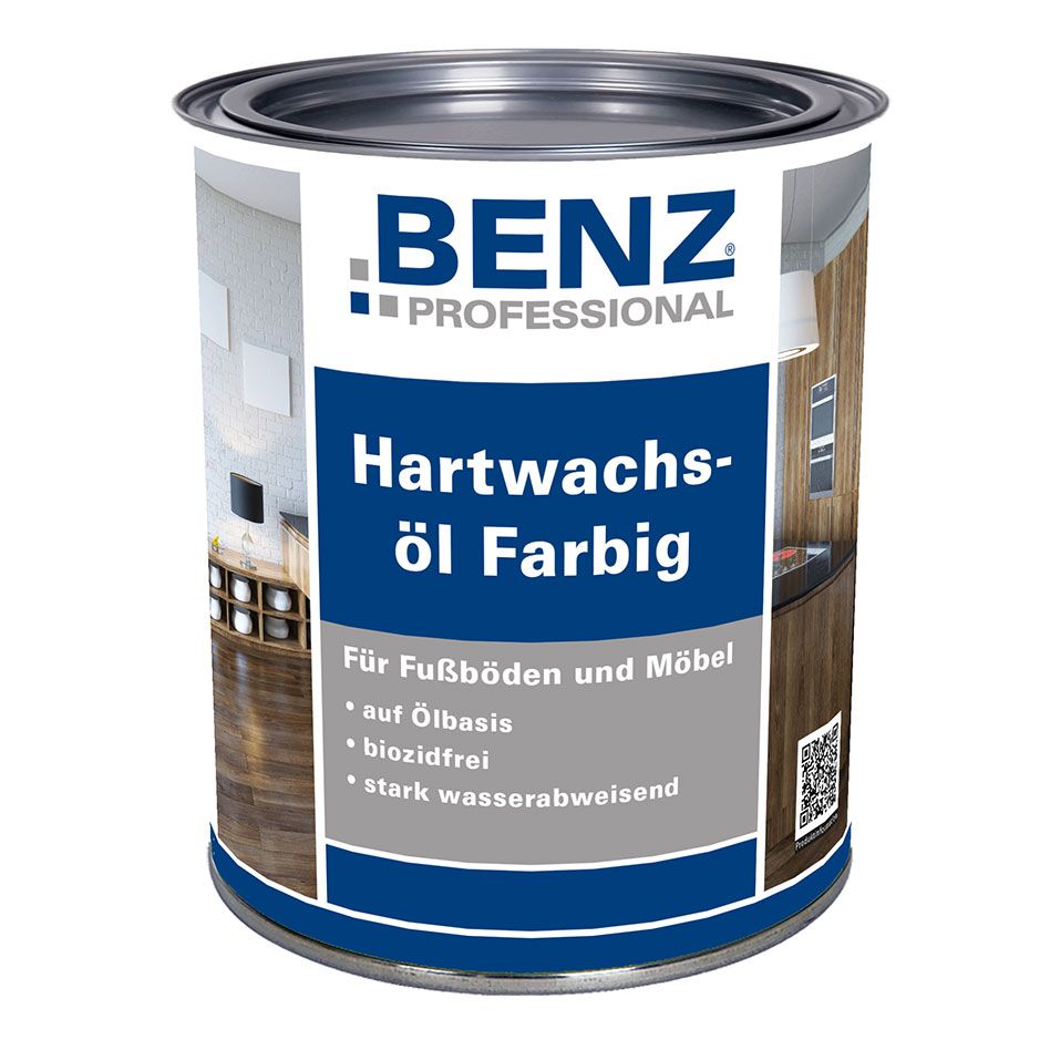 BENZ PROFESSIONAL Hartwachsöl farbig, 2,5 l, Honig Image