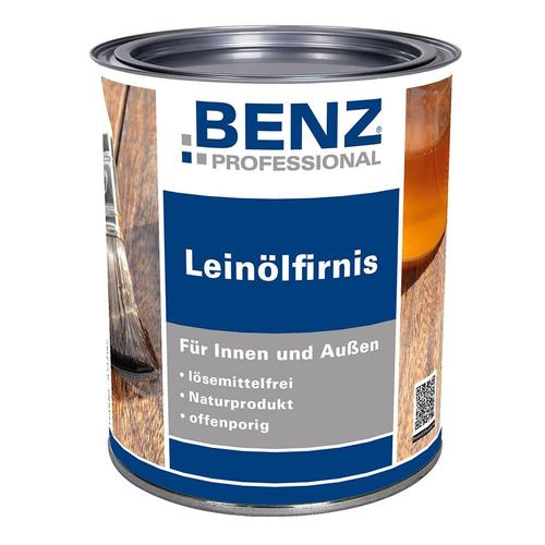 BENZ PROFESSIONAL Leinölfirnis farblos Holzschutzmittel, 0,75 l