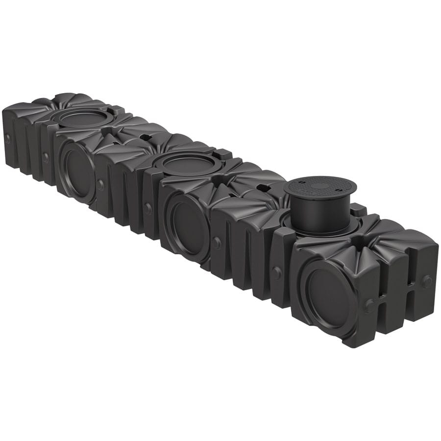 ACO Rain4me Zisterne Haus und Garten Professional Zisterne Regenwassertanks, 669x124x85 cm, 6000 L,liegend Image