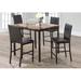 Red Barrel Studio® Kissner Marble 5 Piece Dining Set Upholstered/Metal in Brown | 36 H in | Wayfair 56B0231CC12945CDBABE6F67EB76BBA0