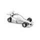 Zilverstad 6357261 Piggy Bank Racing Car Design Tarnish-Resistant 15.4 x 7.2 x 4.8 cm Silver-Plated