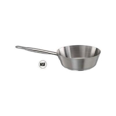 Paderno World Cuisine 11012-20 7-7/8 in. Stainless Steel Splayed Saute Pan