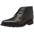 Marc Shoes Herren Goodyear welted Stiefelette Glattleder medium Fußbett: herausnehmbar 44,0 Cow Crust black