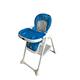Baby Highchair Infant High Feeding Seat 3 in 1 Toddler Table Recline Foldable Highchair HYGRAD® (Blue)