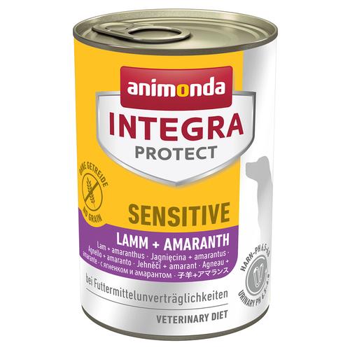 24 x 400g Sensitive Lamm & Amaranth animonda Integra Protect Hundefutter nass