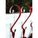 Haute Decor Glitter Stocking Holder Metal in Red | 6 H x 0.55 W in | Wayfair SS0258