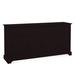 Braxton Culler Hues 70" Wide 4 Drawer Rubber Wood Sideboard Wood in Black | 36 H x 70 W x 18 D in | Wayfair 1064-150/JAVA