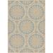 Green 120 x 84 x 0.5 in Area Rug - Charlton Home® Outdoor Veranda Area Rug Misty Color Polypropylene | 120 H x 84 W x 0.5 D in | Wayfair