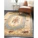 Blue 72 x 0.33 in Area Rug - Fleur De Lis Living Gangemi Oriental Sky Area Rug Polypropylene | 72 W x 0.33 D in | Wayfair