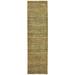 Green/Yellow 29.92 x 0.55 in Area Rug - Winston Porter Bobby Geometric Green/Gold Area Rug | 29.92 W x 0.55 D in | Wayfair