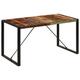 vidaXL Table de salle à manger 140x70x75cm Bois de récupération massif