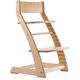 Natural Birch Heartwood Adjustable Wooden High Chair Baby Highchair Solution for Babies and Toddlers Dining Highchair from 24 Months