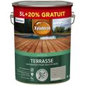 Saturateur pour sol exterieur en bois - Terrasses - aspect mat gris tendance 6 L (5 L + 1 L